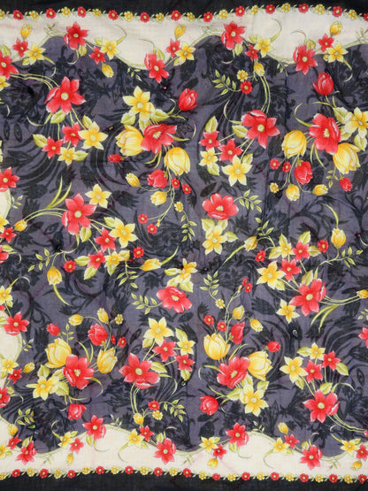 Renkli İz – 1990’lardan Uyarlama Dantelli Antika Yazma Örtü