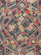 Renkli İz – 1990’lardan Uyarlama Dantelli Antika Yazma Örtü