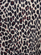 Cesur Şıklık – Leopar Desenli Hırka Bluz Takımı