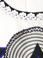 Asya – Boncuk Oyası Detaylı Desenli Bluz