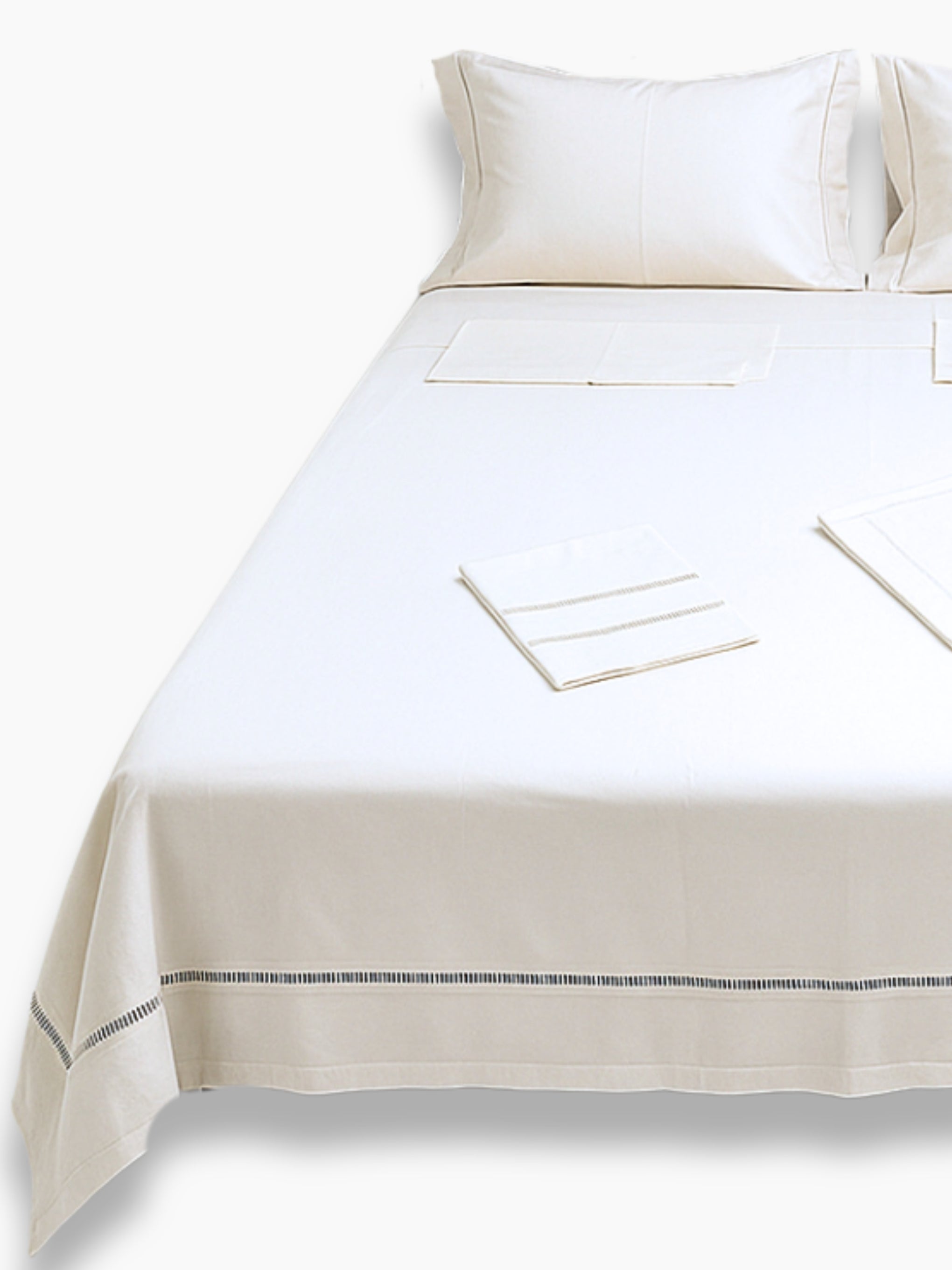 French Cotton Satin Custom Made Duvet Cover Set