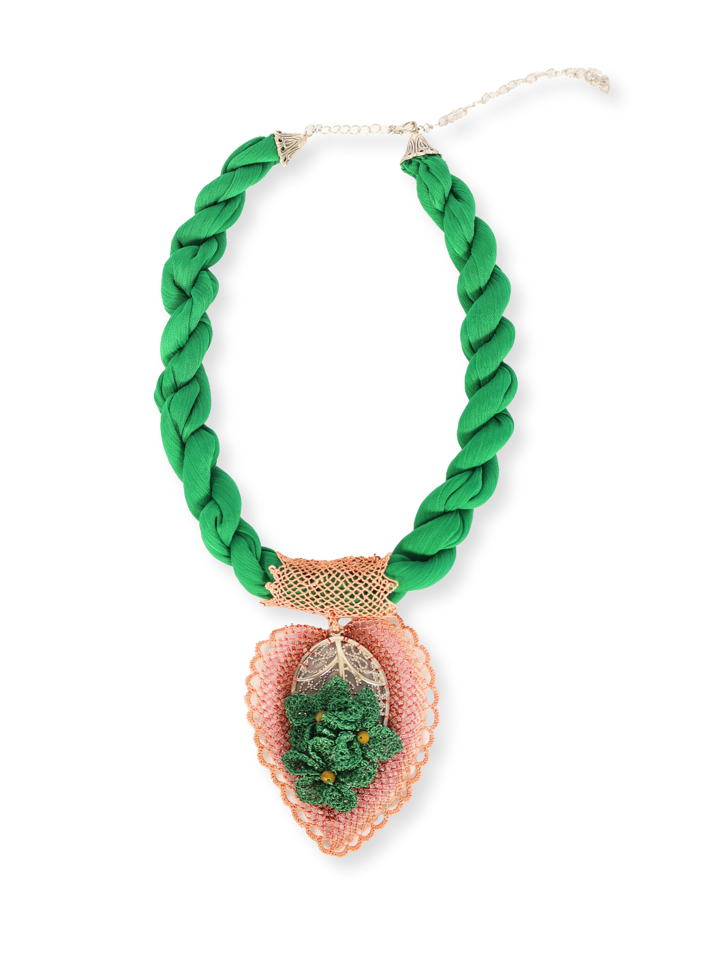 Nehir – Burgulu Dokunuş ve Toprak Motifi Kolyesi