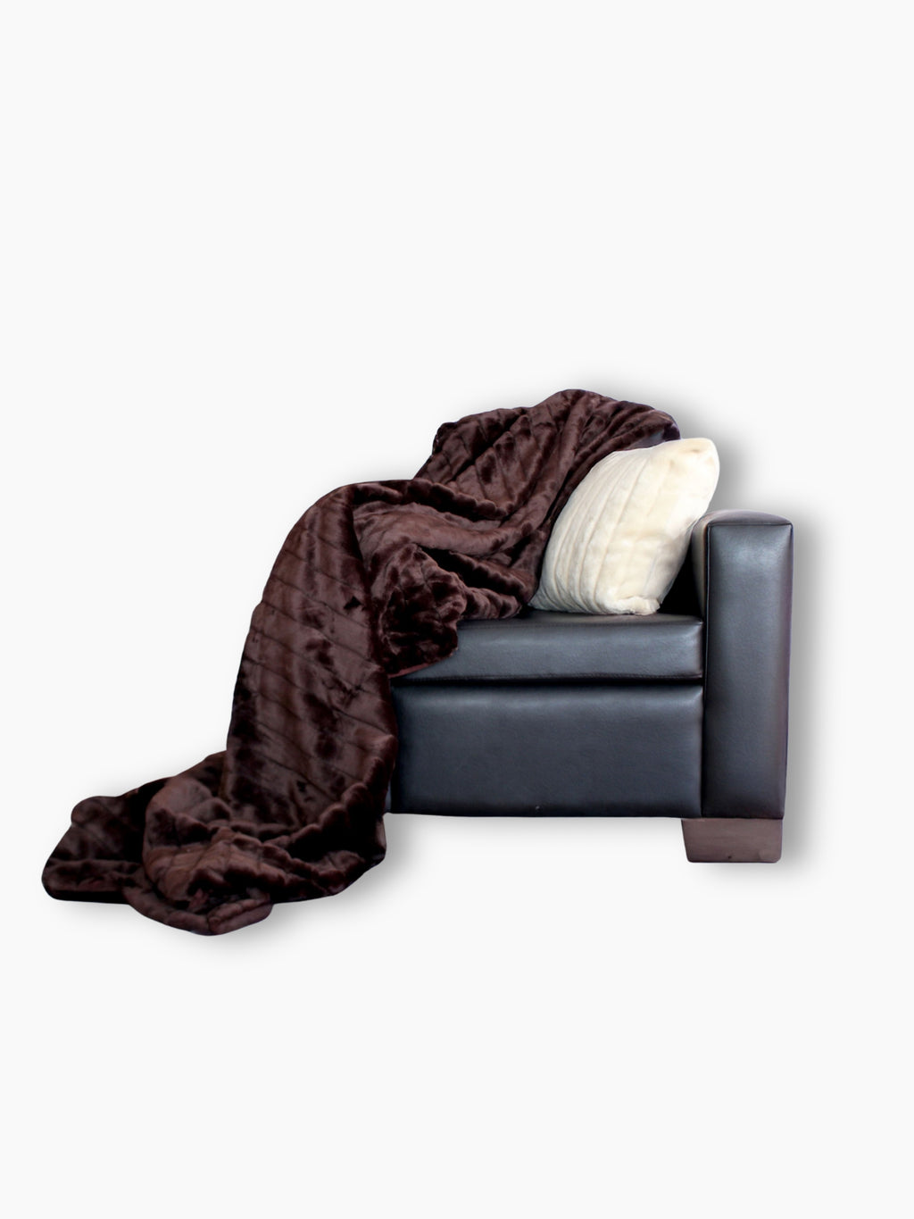 Mora – Brown Double Vintage Blanket & Pillow Set