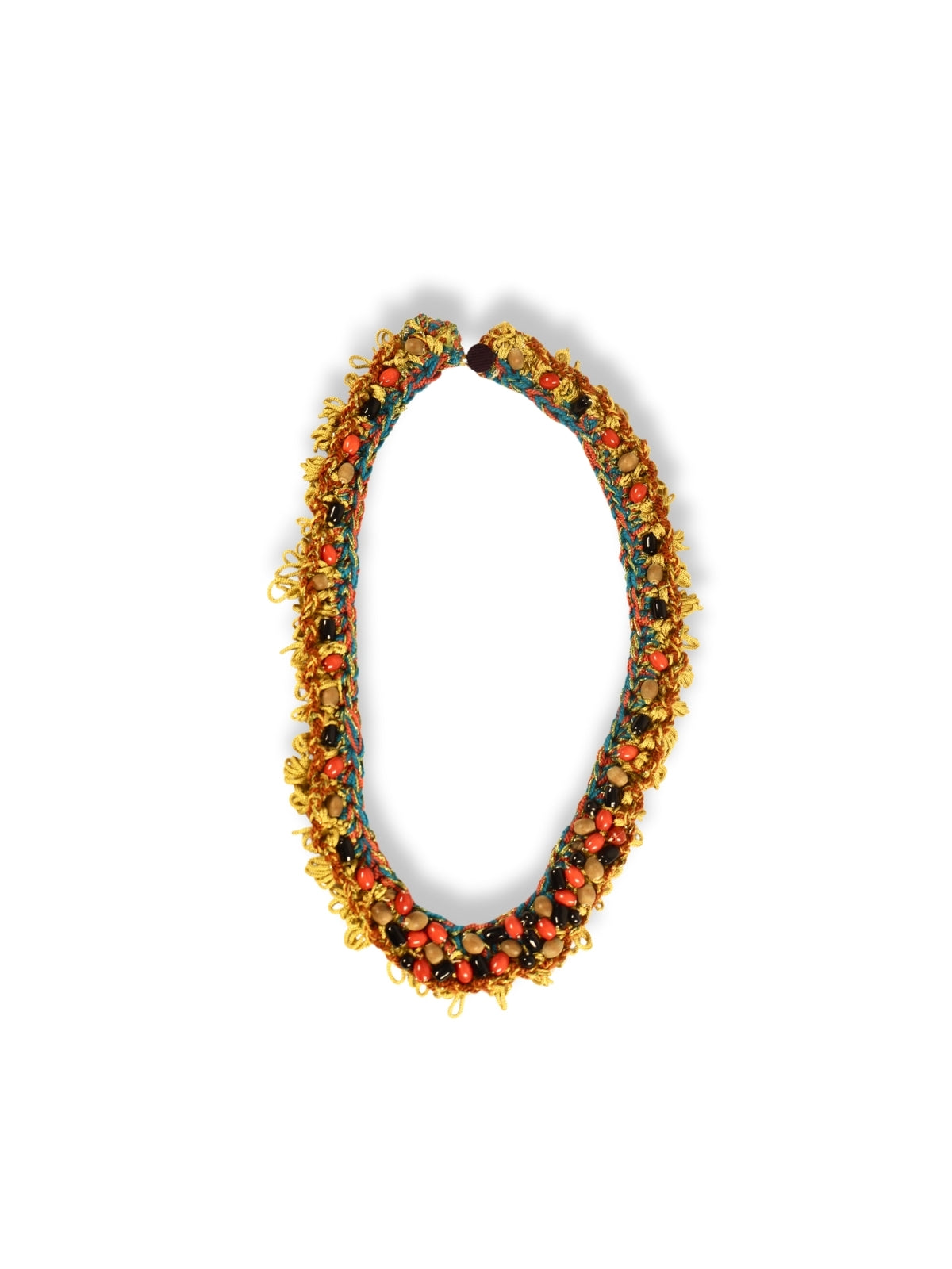 The Brief Form of Elegance Colorful Crystal and Natural Stone Mini Vintage Necklace