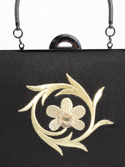 Zarif Hatıra – Gold Simli El İşçiliği El Çantası