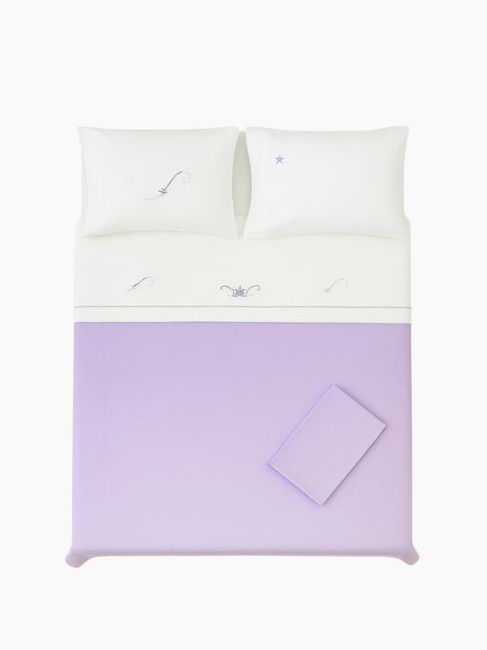 Lalin – Nakışlı Pamuklu Keten Nevresim Takımı