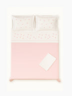 Güliz – Heart Patterned Cotton Sateen Double Duvet Cover Set
