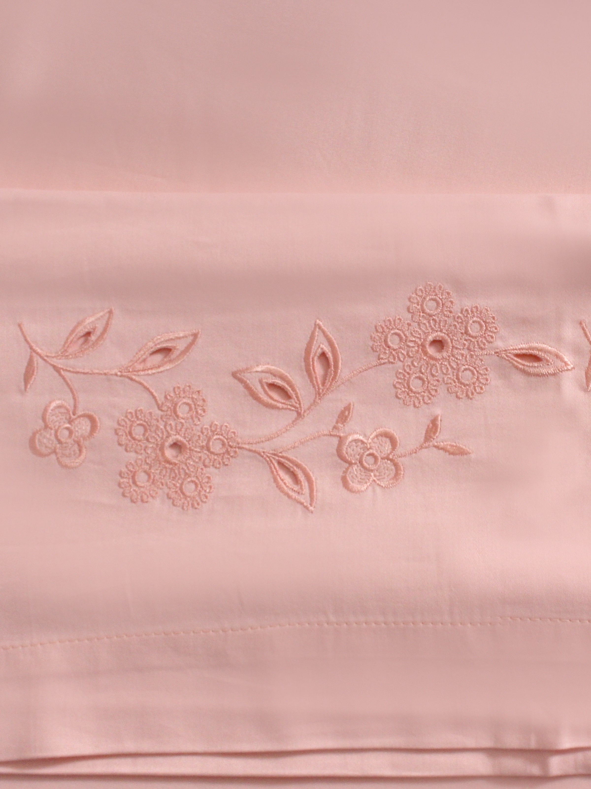 Pelin – Ajurlu Nakışlı Pamuklu Saten Nevresim Takımı