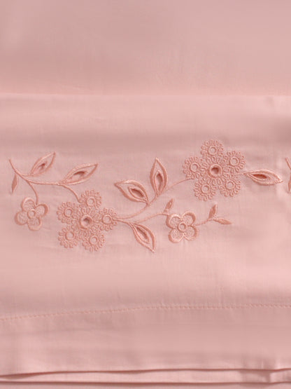 Pelin – Ajurlu Nakışlı Pamuklu Saten Nevresim Takımı