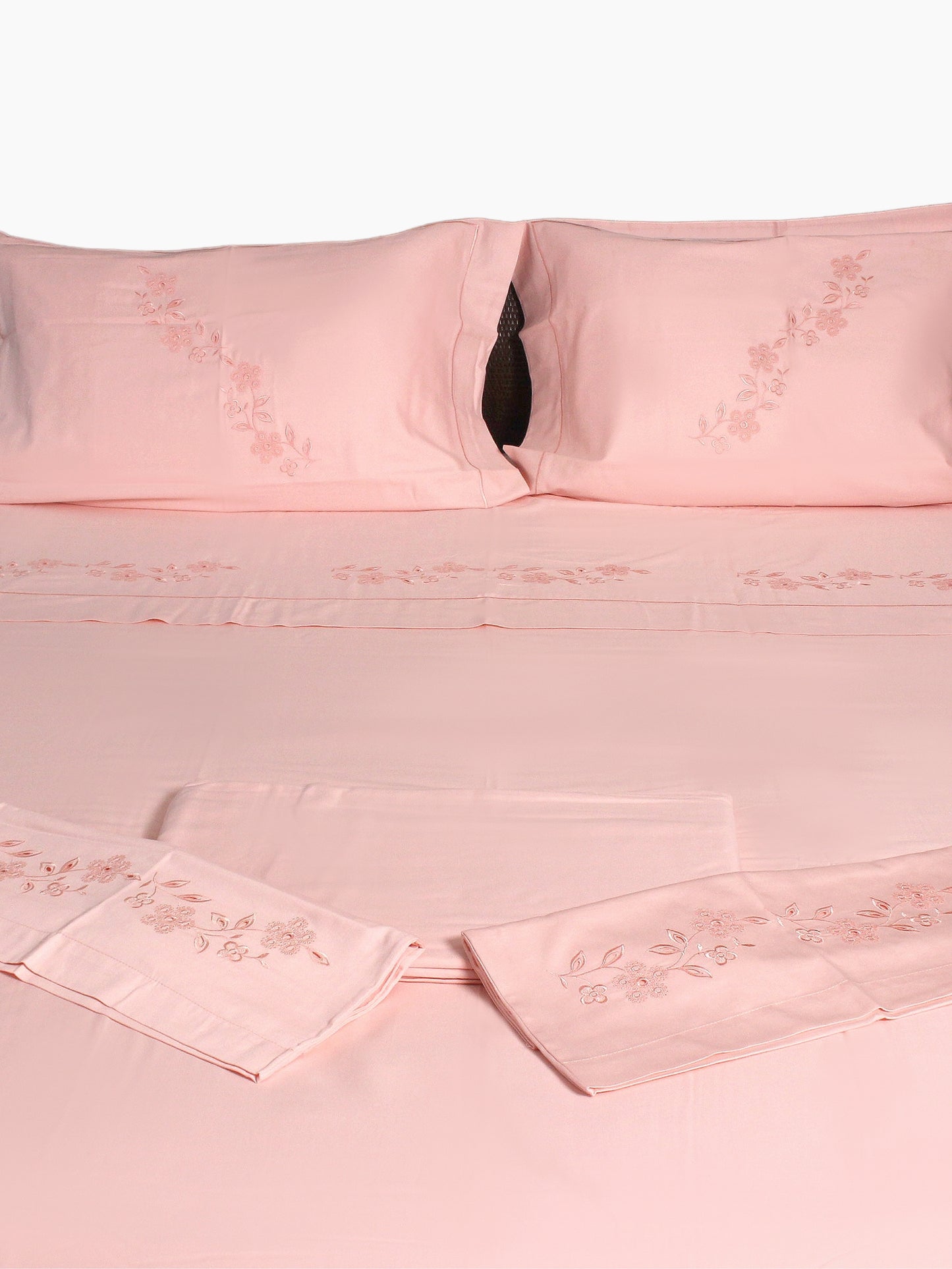 Pelin – Ajurlu Nakışlı Pamuklu Saten Nevresim Takımı