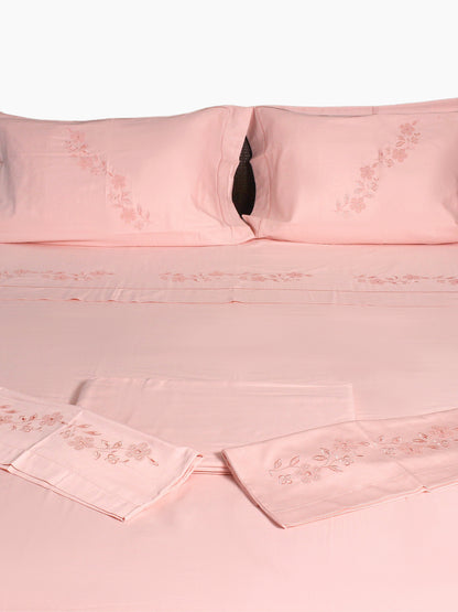 Pelin – Ajurlu Nakışlı Pamuklu Saten Nevresim Takımı