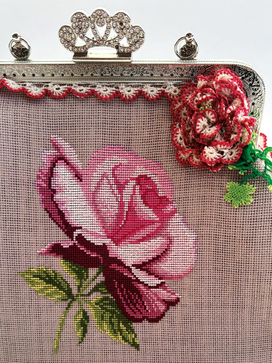 Pelin – Natural Rose Garden Vintage Bag